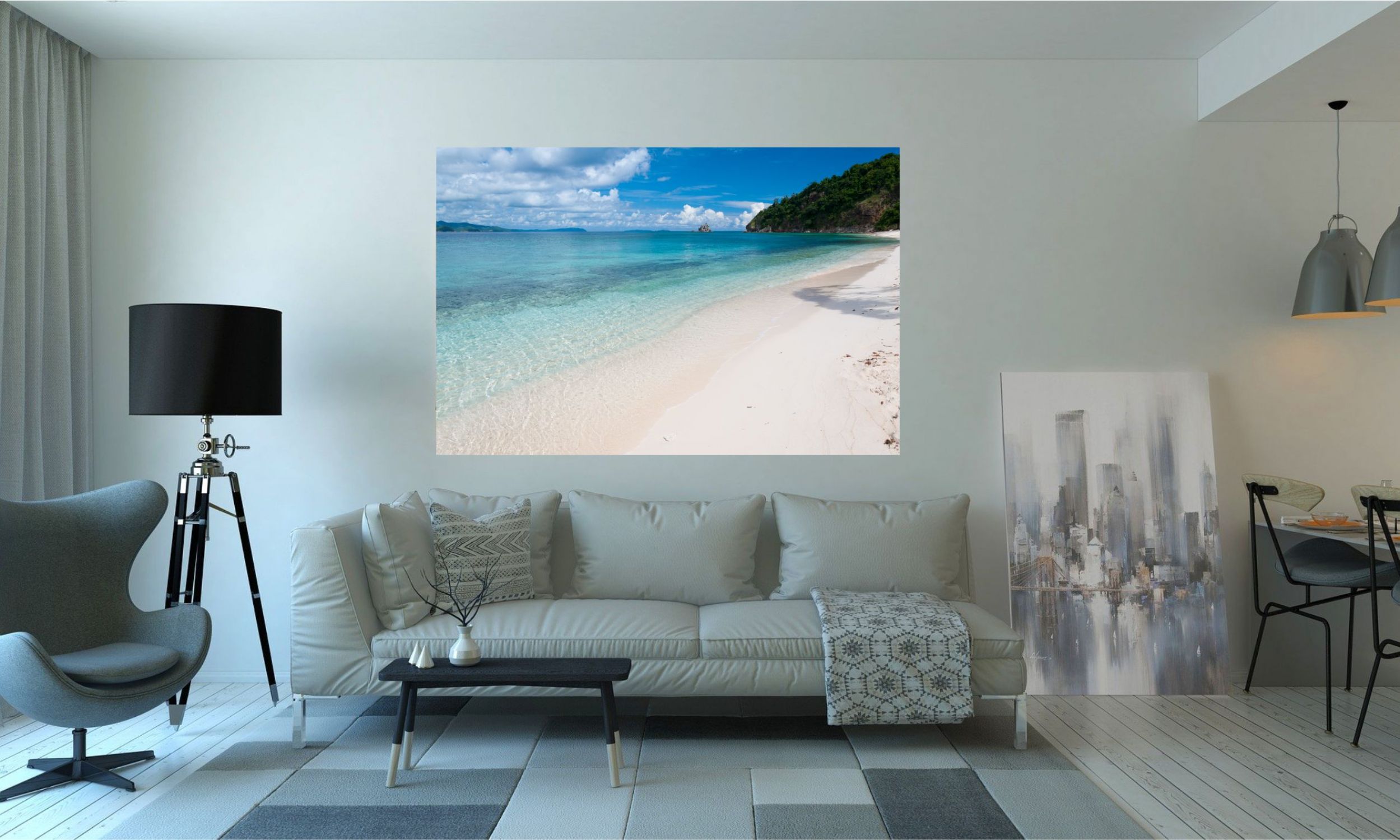 Wandbild "Strand und Meer"